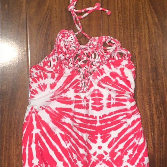 MIKOH  Moorea Macrame One Piece Tie Dye Size Small - Picture 2 of 5
